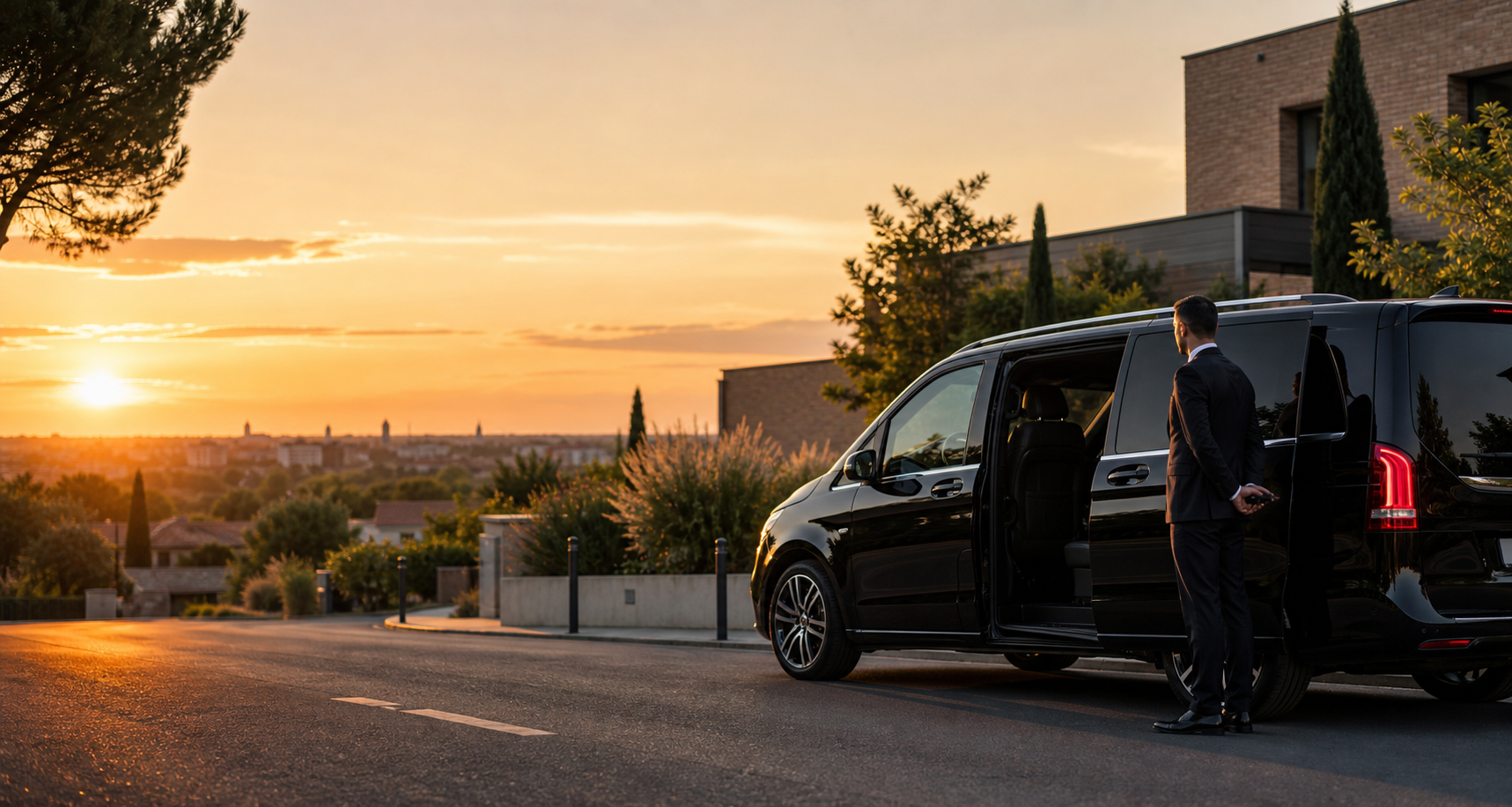 DRIVINE private chauffeur for a wedding and reception in Toulouse